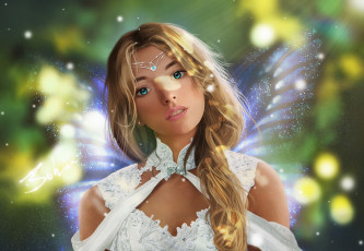 Картинка фэнтези феи девушка