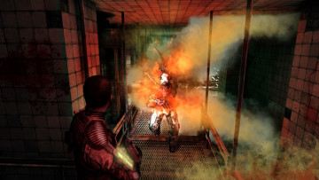 Картинка видео+игры afterfall +insanity человек монстр пар