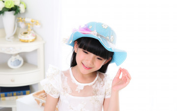 Картинка разное люди девочка панамка