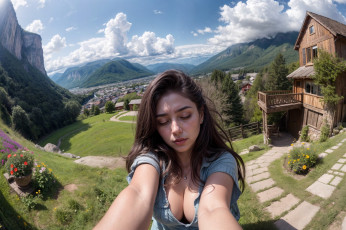 Картинка рисованное люди нейросети графика нейроарт ai art нейронные сети рисунки нейро искусство девушка