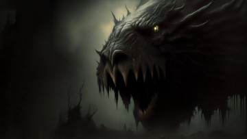 Картинка фэнтези демоны нейросети графика нейроарт ai art нейронные сети рисунки нейро искусство ужас