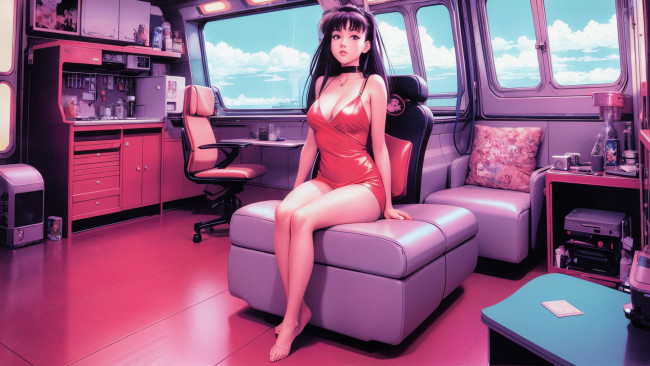 Обои картинки фото аниме, город,  улицы,  интерьер,  здания, нейросети, графика, нейроарт, ai, art, нейронные, сети, рисунки, нейро, искусство, vintage, 90s, anime