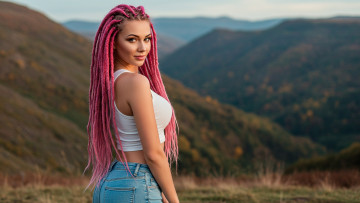 Картинка 3д+графика люди+ people девушка нейросеть