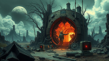 Картинка фэнтези существа нейросети графика нейроарт ai art нейронные сети рисунки нейро искусство нейрографика graphics neuroart neural networks drawings neuro neurography