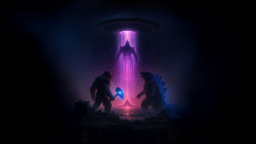 Картинка рисованное кино +мультфильмы godzilla x kong supernova