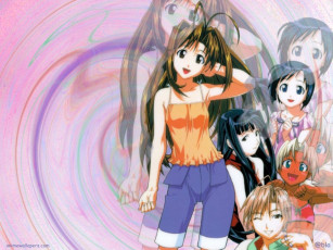 Картинка аниме love hina