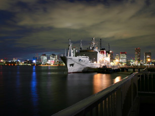 Картинка города огни ночного