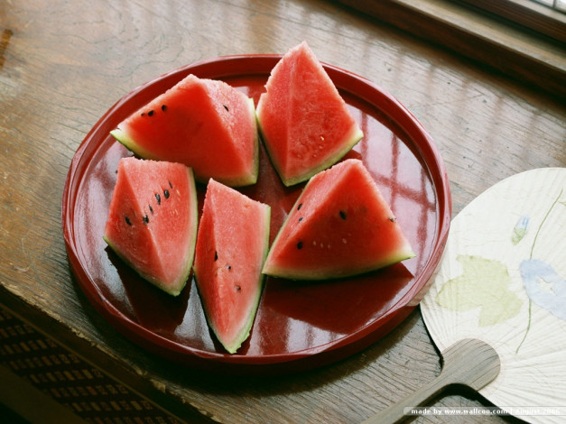 Обои картинки фото еда, арбуз