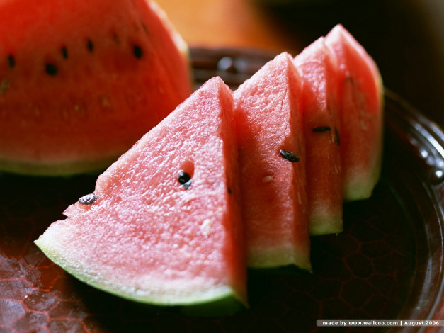 Обои картинки фото еда, арбуз