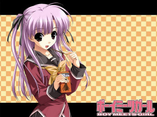 Картинка аниме boy meets girl