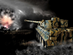 Картинка pzkpfw vi ausf н1 тигр техника военная