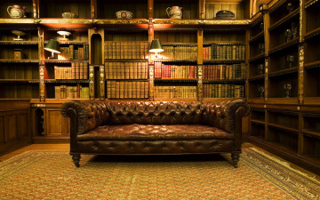 Картинка интерьер кабинет библиотека офис