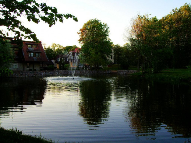 Обои картинки фото города, фонтаны