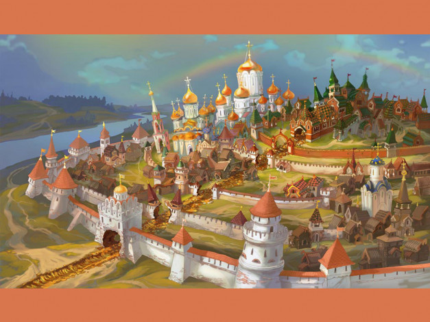 Обои картинки фото мультфильмы, алеша, попович, тугарин, змей