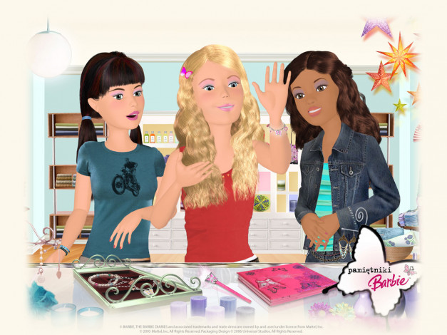 Обои картинки фото мультфильмы, barbie