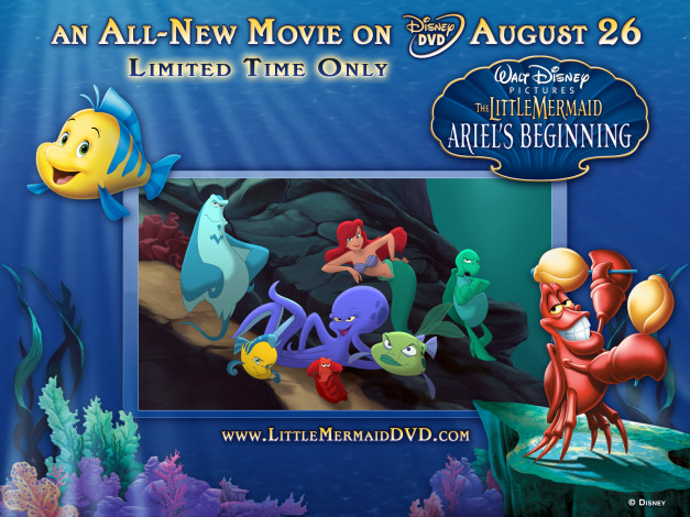 Обои картинки фото мультфильмы, the, little, mermaid