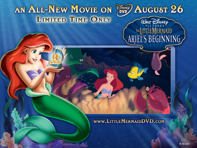Обои картинки фото мультфильмы, the, little, mermaid