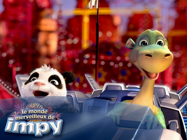 Обои картинки фото мультфильмы, urmel, voll, in, fahrt