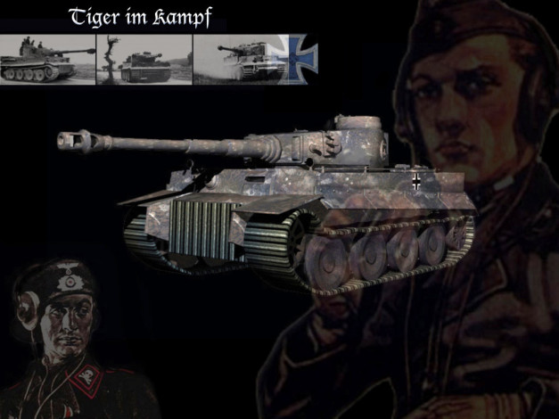 Обои картинки фото pzkpfw, vi, ausf, н1, тигр, техника, военная