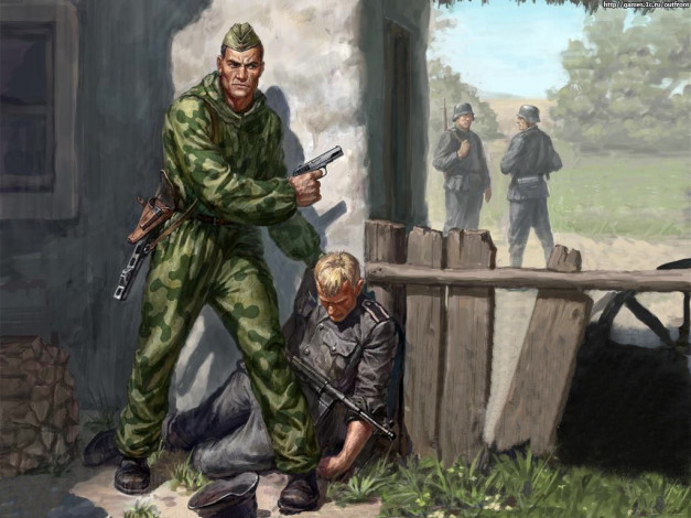 Обои картинки фото рисованные, армия