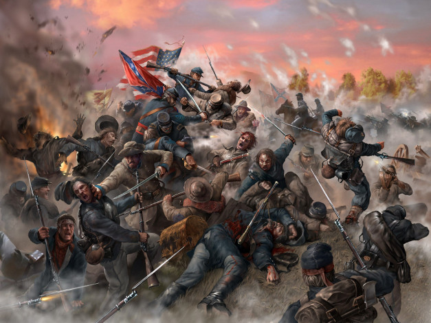 Обои картинки фото рисованные, армия