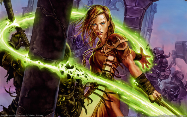 Обои картинки фото видео, игры, blood, magic