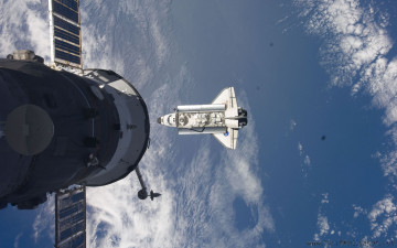 Картинка космос космические корабли станции