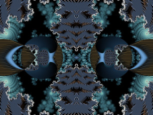 Картинка 3д графика fractal фракталы