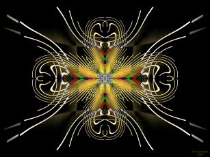 Картинка 3д графика fractal фракталы