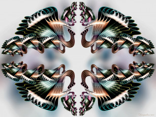 Картинка 3д графика fractal фракталы