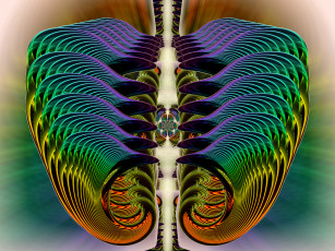 Картинка 3д графика fractal фракталы