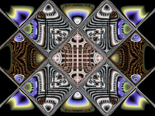 Картинка 3д графика fractal фракталы