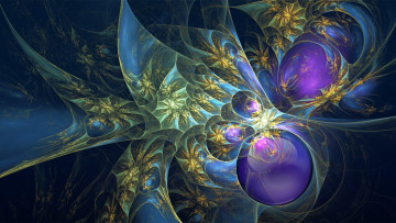 Картинка 3д графика fractal фракталы