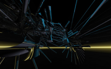 Картинка 3д графика abstract абстракции