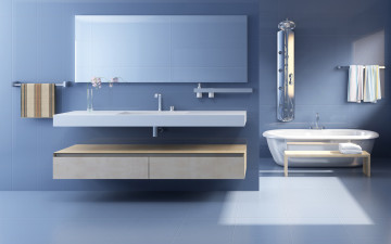 Картинка 3д графика realism реализм ванная