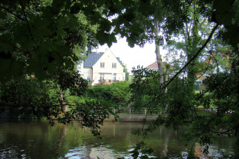 Картинка дания оденсе города улицы площади набережные