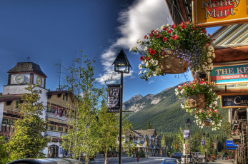 Картинка banff canada города улицы площади набережные