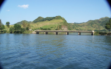 Картинка города мосты река