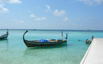 Картинка корабли лодки шлюпки облака море