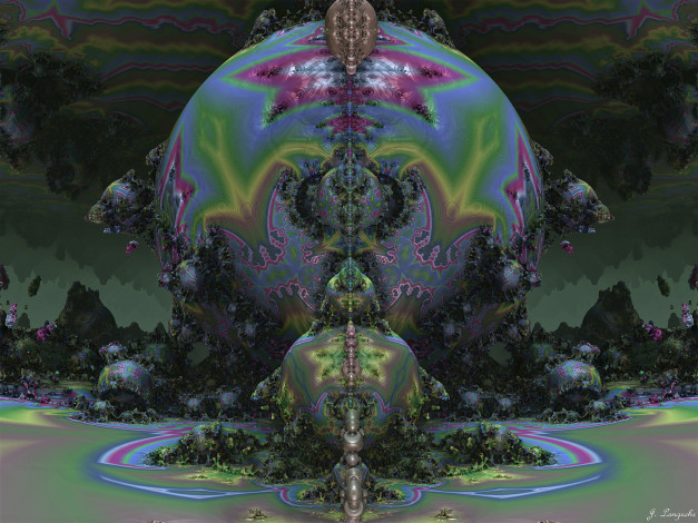 Обои картинки фото 3д, графика, fractal, фракталы, узор, цвета, фон