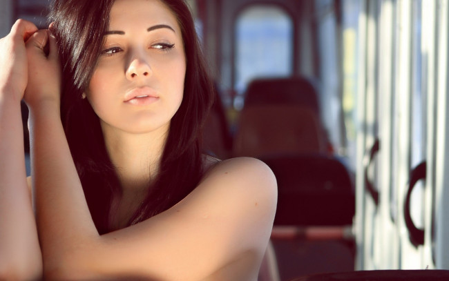 Обои картинки фото -Unsort Брюнетки Шатенки, девушки, unsort, брюнетки, шатенки, взгляд