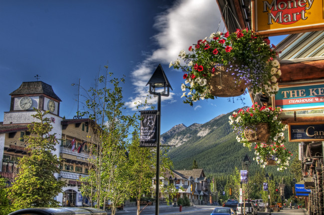 Обои картинки фото banff, canada, города, улицы, площади, набережные