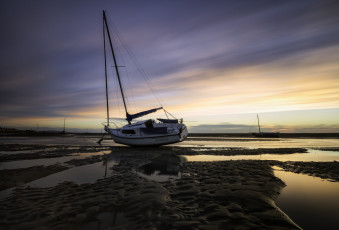 Картинка корабли Яхты судно отлив океан