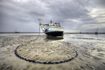 Картинка корабли баркасы+ +буксиры судно отлив океан