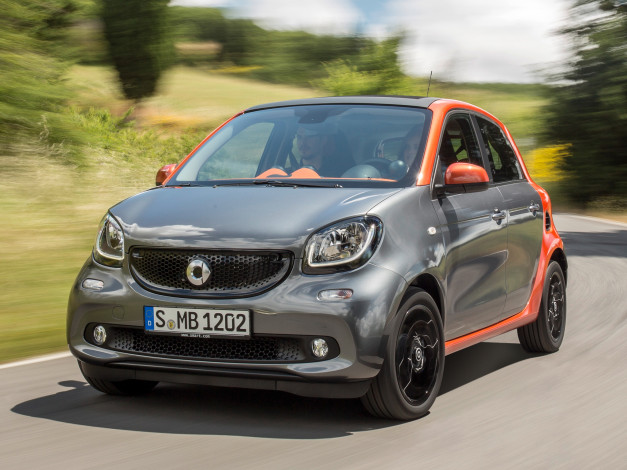Обои картинки фото автомобили, smart, 2014г, w453, edition, -1, forfour