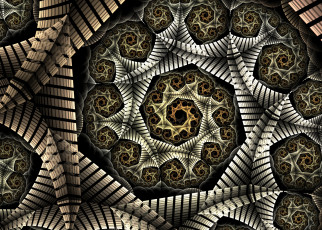 Картинка 3д+графика фракталы+ fractal узор цвета фон