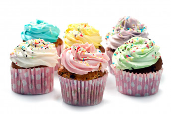 Картинка еда пирожные +кексы +печенье капкейки