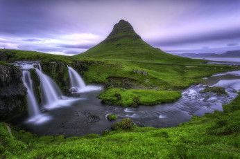 Картинка природа водопады плато река водопад