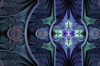 Картинка 3д+графика фракталы+ fractal узор цвета фон