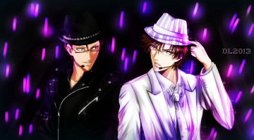 Картинка разное арты парни костюмы арт шляпы